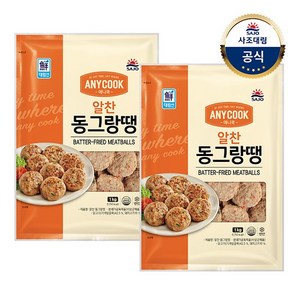 [KT알파쇼핑][대림냉동] 알찬동그랑땡 1kg x2개/대용량/간식, 2개