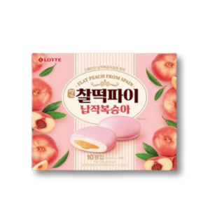 찰떡파이 납작복숭아, 250g, 8개