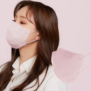 에어에이드 퍼스널컬러 2D 마스크 새부리형 대형, 5개입, 10개, 핑크