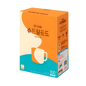 맥심 슈프림골드 커피믹스 100T (라떼크림함유), 13.5g, 100개입, 1개