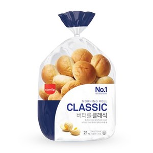 (삼립)버터롤 클래식 21개입 2봉, 546g, 2개