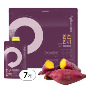 리뉴파이 한손한끼 단백질 쉐이크, 고구마라떼맛, 60g, 7개