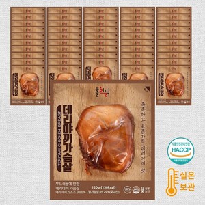 홀리닭 바로먹는 실온 닭가슴살 데리야끼 120g, 60개