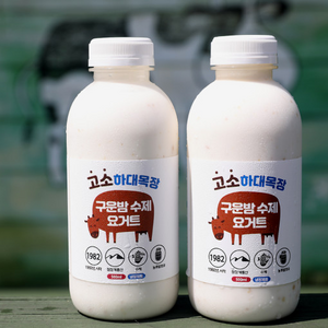 계룡산하대목장 1등급 원유로 만든 숲속 공주밤요거트 500ml, 4개