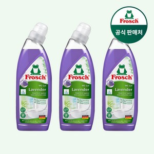 [매일 배송] 프로쉬 독일 변기 세정제 라벤더 750ml 단품 변기 클리너, 3개