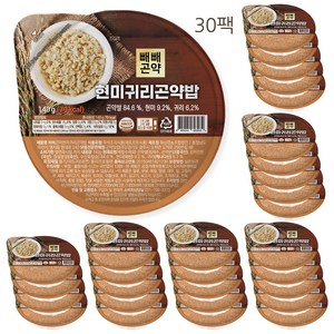 빼빼곤약 100g당 56kcal 현미귀리곤약밥 140g x 30팩, 30개