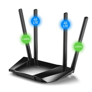 큐디 LT400 유무선 4G LTE 키오스크 포스 유심라우터, 1개