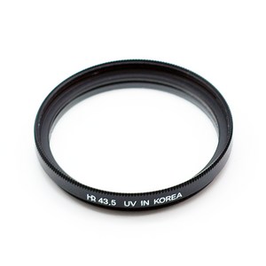 HR UV필터 43.5mm - 국내생산/필터구경 43.5mm 렌즈용 UV - 올림푸스 EE/TRIP 35 시리즈 카메라용 UV필터
