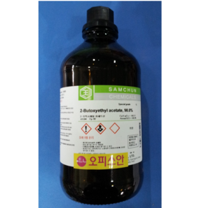 오피스안 (ko) Ethylene glycol monobutyl ethe acetate 99%에틸렌글리콜모노부틸에테르아세테이트 2-부톡시에틸아세테이트 DAE-GR(500ML) 시약