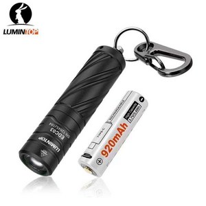 수중랜턴 Lumintop EDC 손전등 포켓 EDC03, 1) Black - without battery