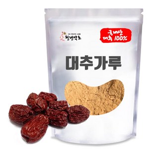 국내산 대추가루 200g 국산 대추 100% 분말, 500g, 1개