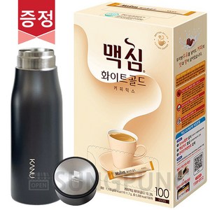 맥심화이트골드 커피믹스 100T + 바스크텀블러, 1개, 100개입