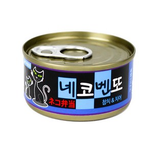 네코벤또 참치&치어 80g x 24개, 치어