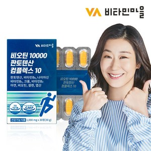 비타민마을 비오틴 10000 판토텐산 컴플렉스 10 30g, 30정, 1개