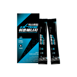 익스트림 이온에너지 / 타우린 2 000mg X 20포 1박스, 120g, 20개