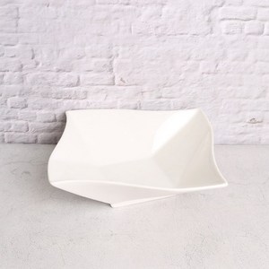 크레아트 호텔웨어 웨이브 정사각볼 접시 A0688-095