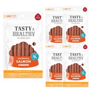 피니키 프리바이오틱스 연어 90g X5개 강아지간식 애견간식, 1개, 450g