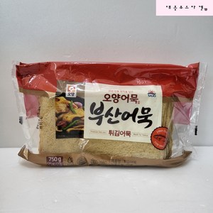 사조 오양 어묵 부산 튀김어묵 750g (냉장) 유통기한 8일제품, 1개