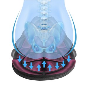 [당일출고] 크라우드 오토바이쿠션 방석 안장 허리 엉덩이 편한 3D 커버, 1개