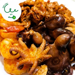 [행복한맛쟁이] 쭈삼새 밀키트 쭈꾸미 삼겹살 새우 볶음, 1개, 1.2kg