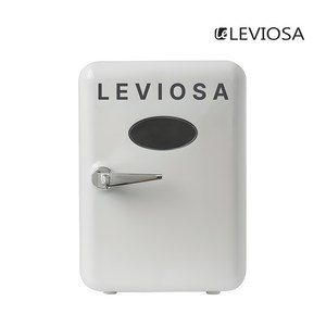 레비오사 멀티 미니 냉장고 4L LEMR-400RF 화이트 레트로 감성 다용도 가정용 화장품 냉장고