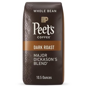 10.5 Oz (Pack of 1) Majo Dickason's Peet's Coff 10.5온스(1팩) Majo Dickason's Peet's Coffee 다크 로, 10.5 Ounce (Pack of 1), 10.5 Ounce (Pack of 1), 297g, 1개