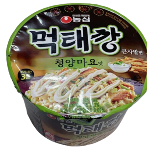 먹태깡 큰사발면 청양마요맛 118g, 2개