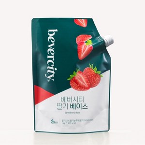 세미 베버시티 딸기 베이스 1kg 6개(1박스), 6개