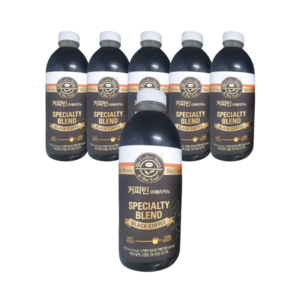 서울우유 커피빈 아메리카노 1000ml x 6개, 1L