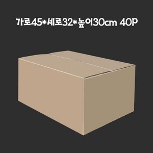 종이박스 택배박스 45X32X30cm A골 40매, 40개