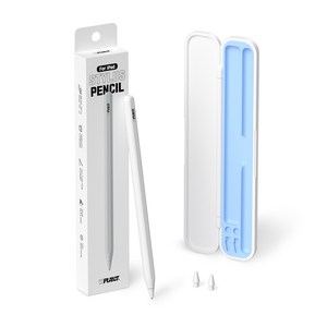 화이트플래닛 무선충전 애플펜슬 2세대 호환 펜슬케이스+메탈펜촉 포함 WPPS-01, 화이트, 1개
