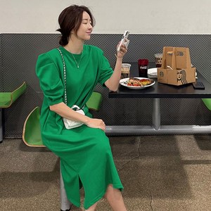 난닝구 마포츠 퍼프 원피스