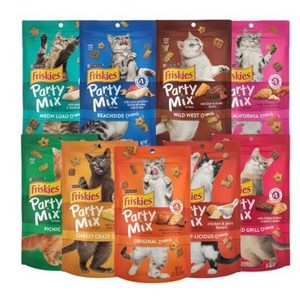 퓨리나 프리스키 파티믹스 60g×6종콤보 [6종 각1개씩], 혼합, 60g, 6개