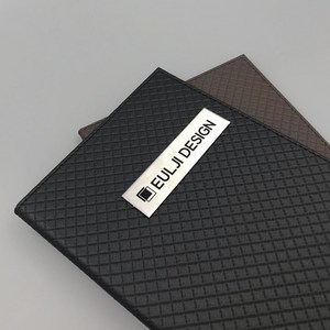 을지메뉴 모던아트 M사이즈 고급 메뉴판 제작, 1개, 모던블랙 M_8page(4장)