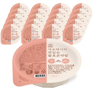 제로레시피 맛있는 발효곤약밥 150g, 20팩, 20개