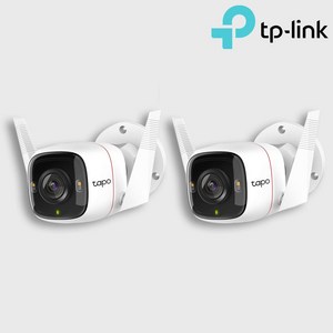 티피링크 Tapo C320WS 2팩 실외용 WiFi 야간 풀칼라 카메라 2세트 홈캠