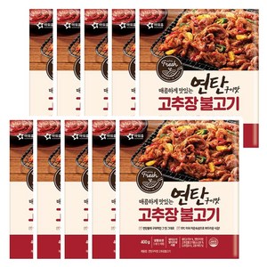 아워홈 연탄 구이맛 고추장 불고기 400g, 10개