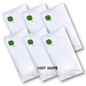 업소용물티슈 100T 엠보싱 낱개포장 고급형 식당물티슈, 100g, 600매, 1개