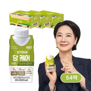 그린비아 당케어 곡물맛 균형영양식, 200ml, 54개