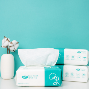 New Face 뉴 페이스 순면100% 일회용 위생 페이스 타올 200x200, 60매, 6개