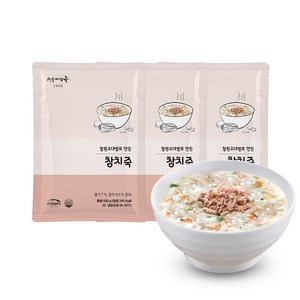[TG010] 로뎀푸드 서울마님죽 참치죽 500g 3팩 SET, 3개