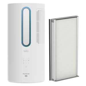 파세코 24년제조 듀얼인버터 미니 창문형 에어컨 PWA-M3100WG/M/P, 설치기사방문, +98cm, 메탈블루