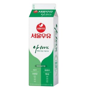 서울우유 서울우유 1000ml 나100%, 1L, 2개