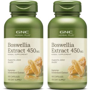 GNC 보스웰리아 추출물 450mg 캡슐, 100정, 2개