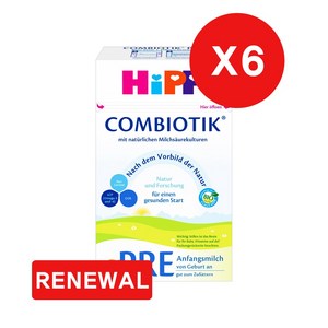 힙 콤비오틱 프레단계 6통, 600g, 6개