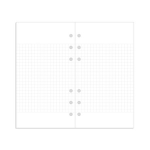 데이스테이션 A6 B6 6공 바인더 속지 그리드 라인 도트 리필, 120g, 유니크그리드