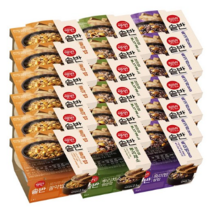 햇반솥반 뿌리채소영양밥X6개+버섯영양밥 X6개+흑미밤찰밥X6개, 1세트, 200g