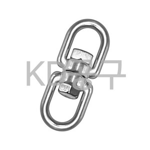 기타 스텐슈벨 더블형 스테인레스 슈벨 스위블 꼬임방지고리 요리도리 케이디공구 KD09, 1개