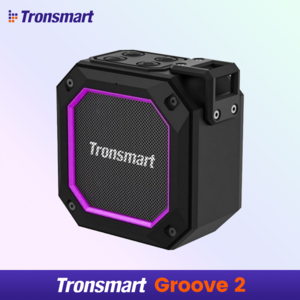 Tronsmart Groove 2 휴대용 블루투스 스피커 최대 18시간 IPX7방수 캠핑 LED TWS, Groove 2 Speaker, 블랙