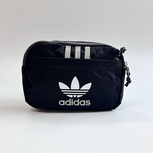 ADIDAS ADICOL WAISTBAG 아디다스 아디컬러 아카이브 웨이스트 크로스 백 IJ0768 스몰 미니백 여권가방 힙색 아이템백, 블랙(IJ0768), 1개